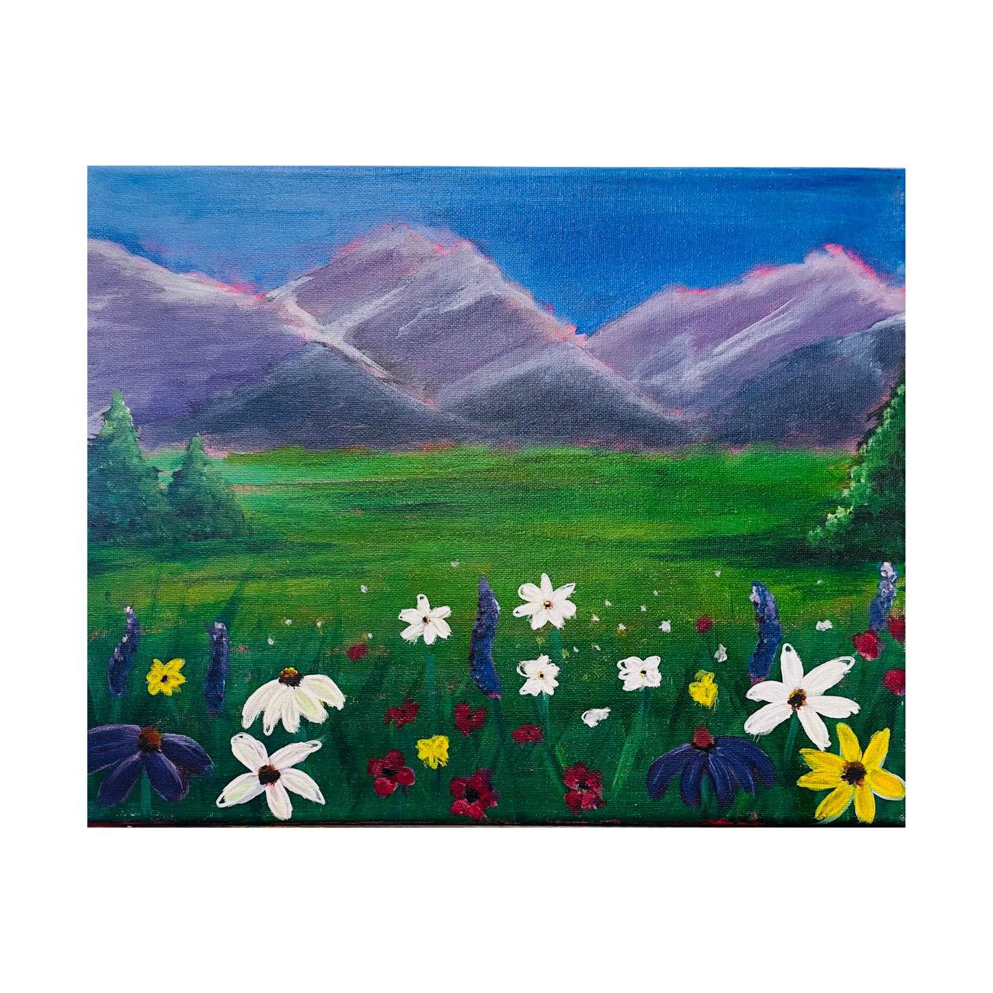 Colorado Mountains Live Demo Painting