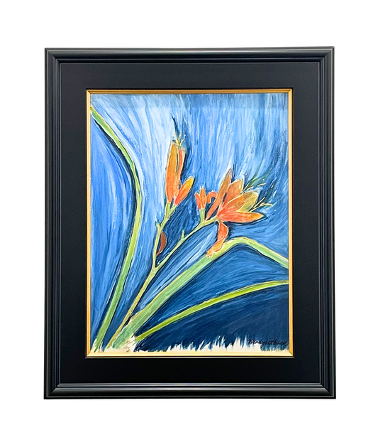 Flames in Blue