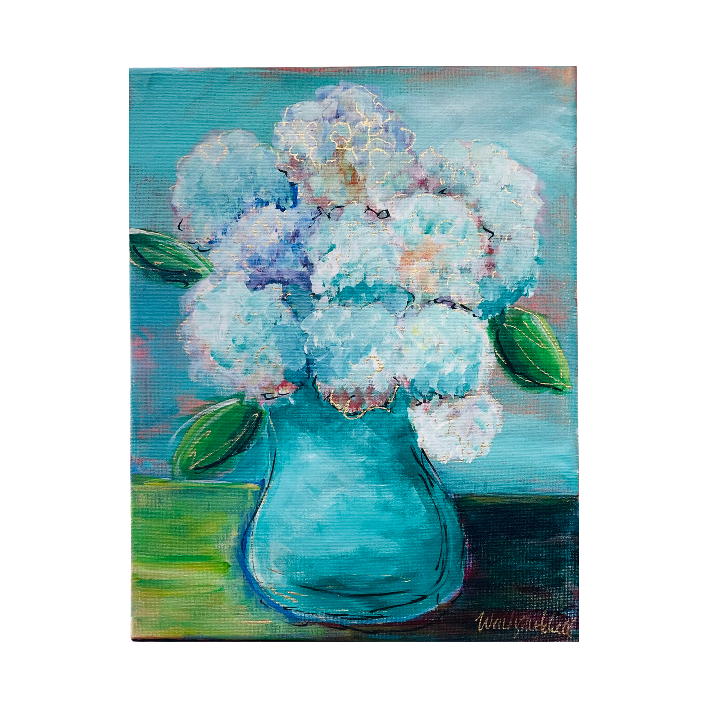 Hydrangeas 2.0 Live Demo Painting