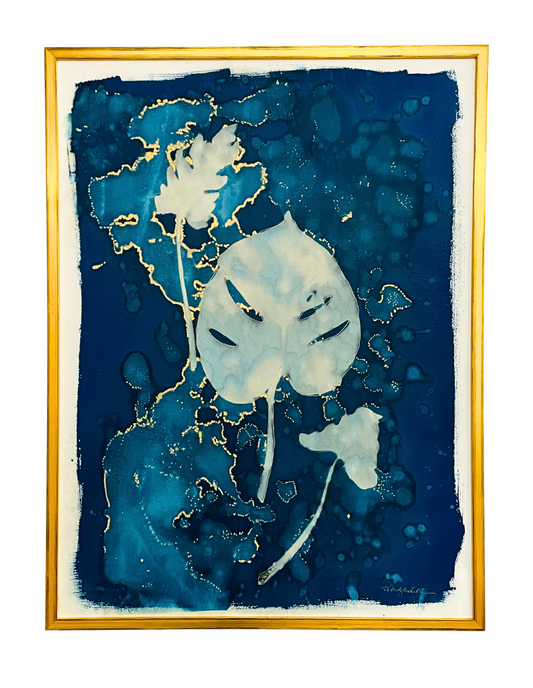 Chasing the Light cyanotype
