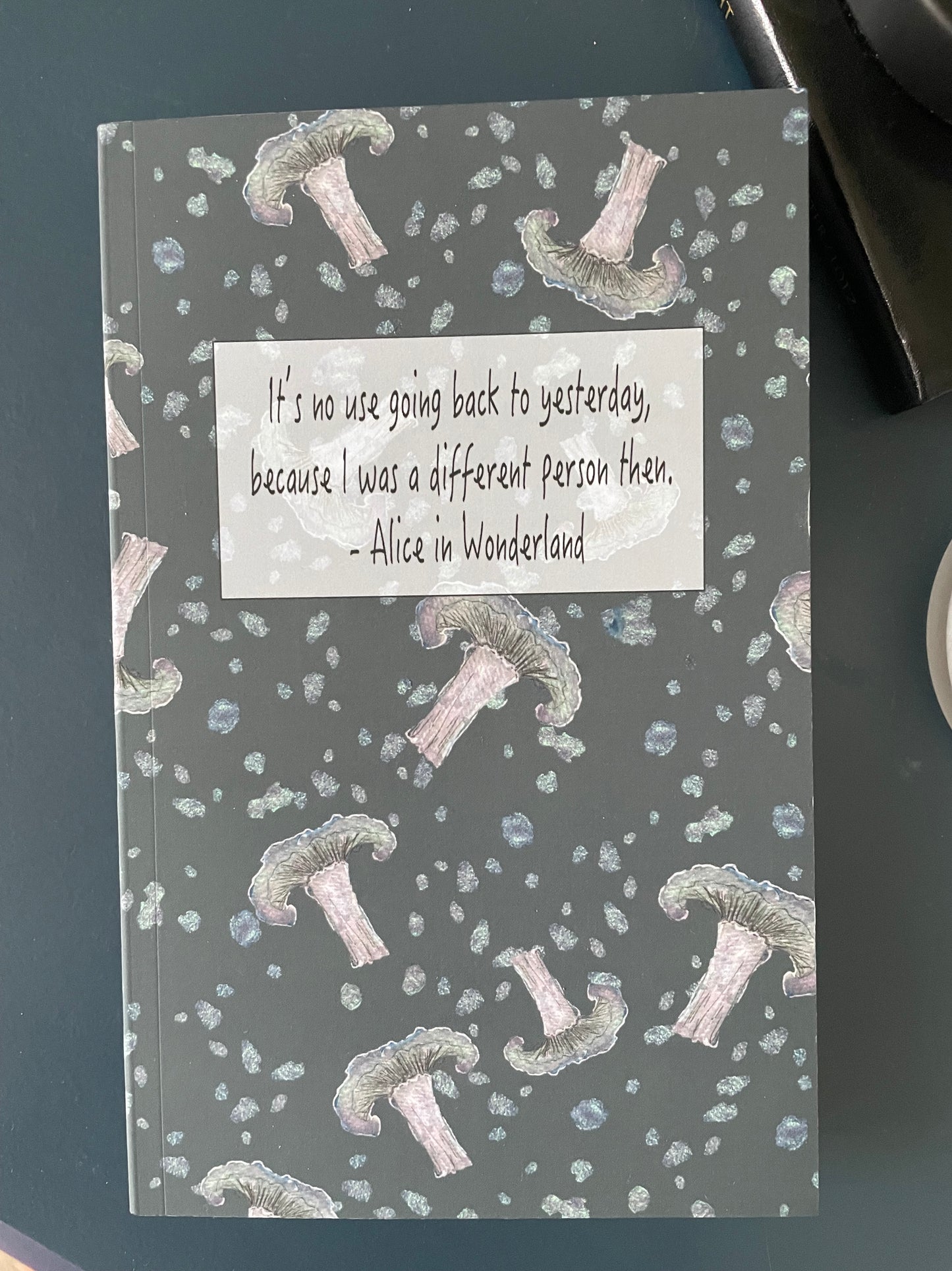 Alice's Shrooms Lay Flat Notebook