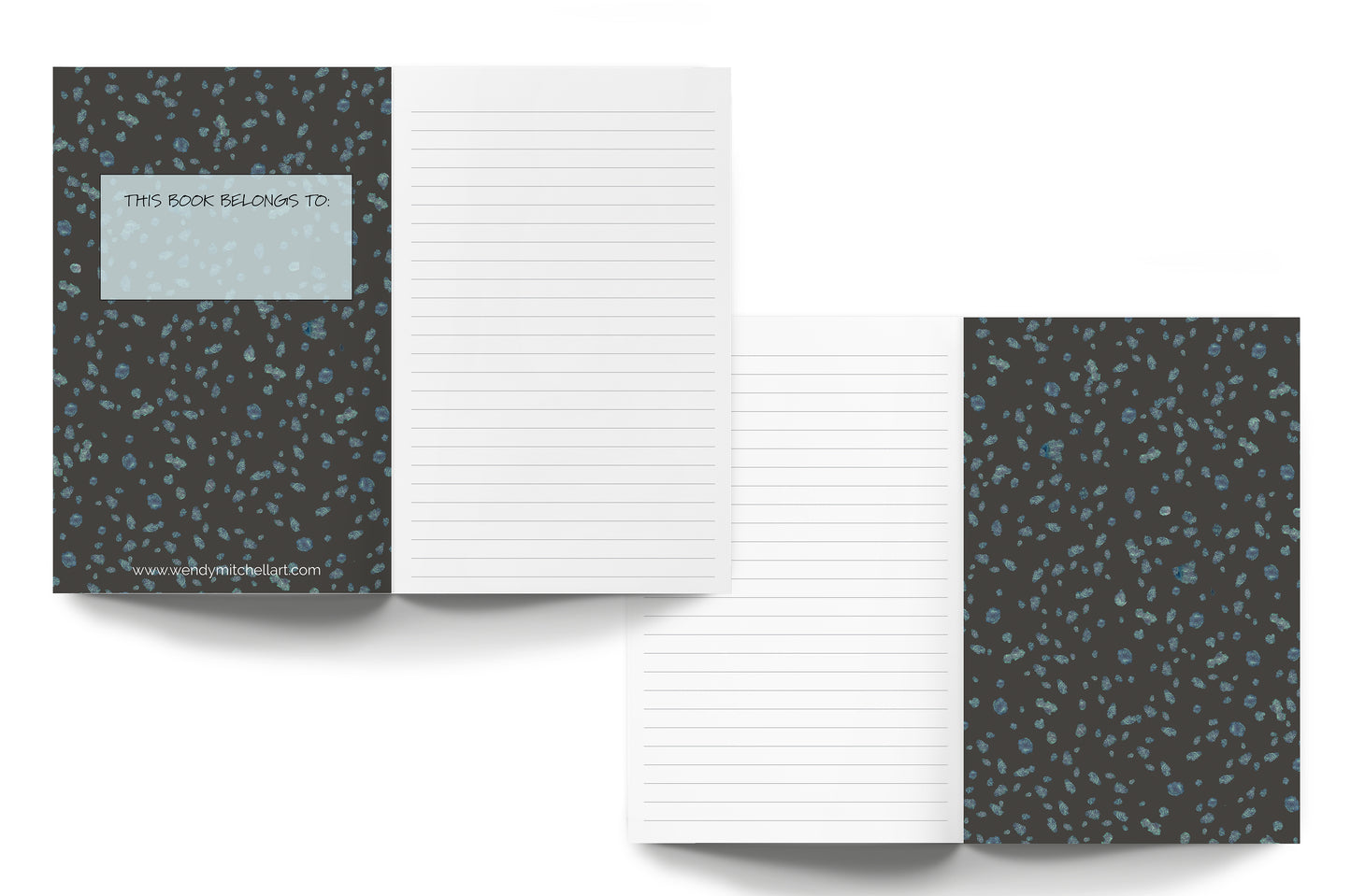 Alice's Shrooms Lay Flat Notebook
