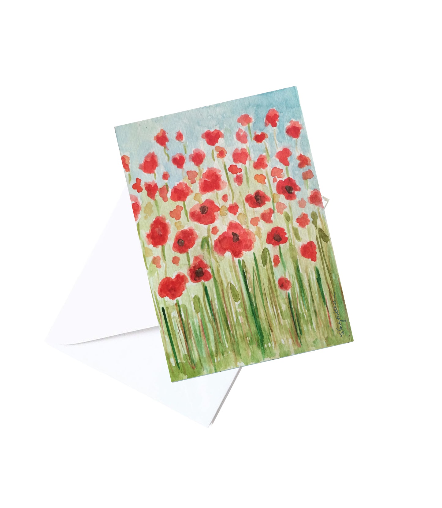 Poppies Note Card