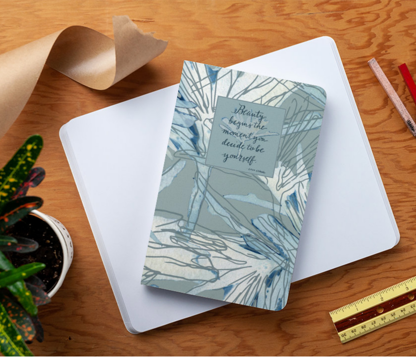 Beauty Begins Notebook