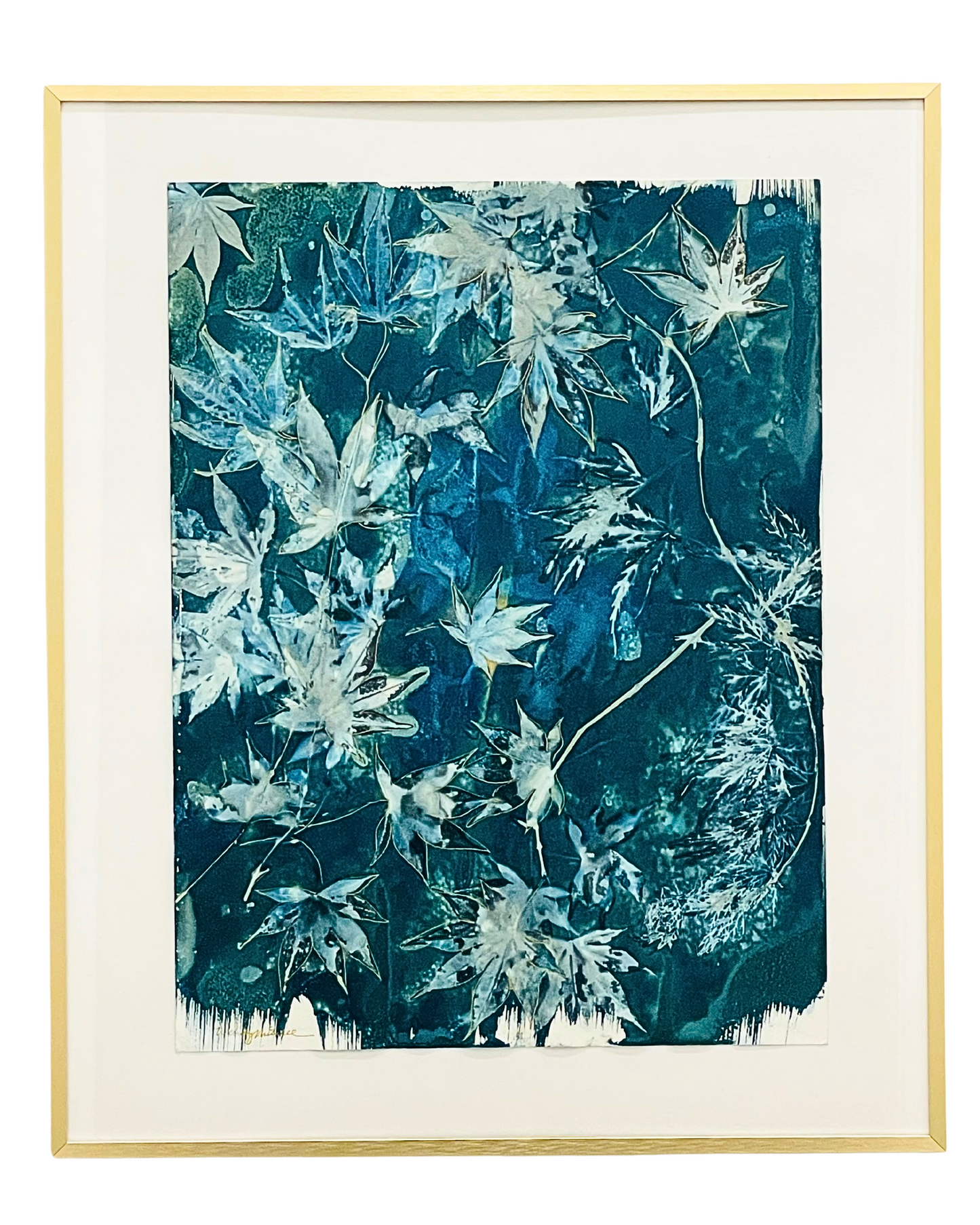 Framed original mixed media cyanotype.
Wendy Mitchell Art, Salida, CO