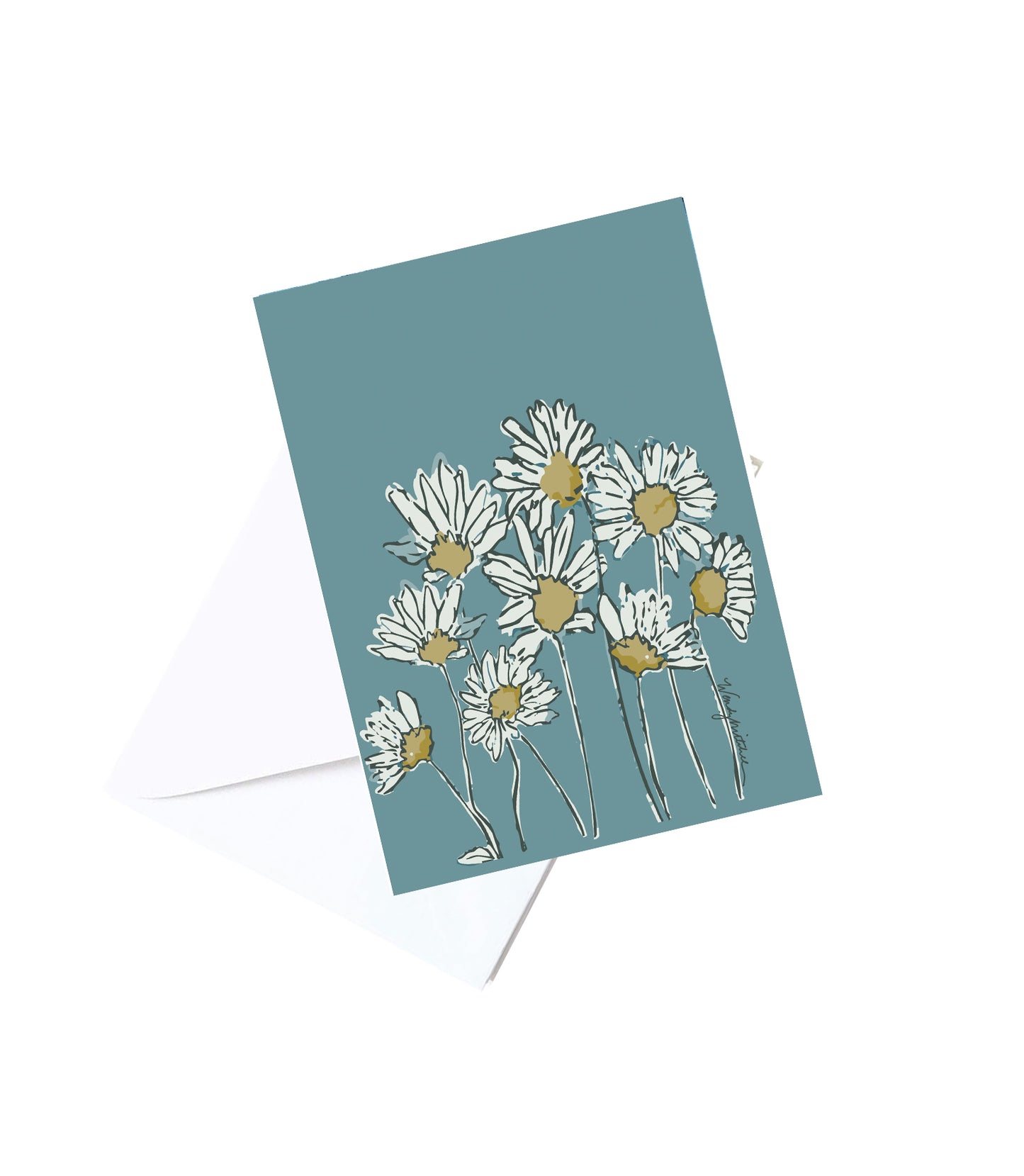 Whispering Sky Meadow Note Card-Notecard-Wendy Mitchell Art-Salida, CO