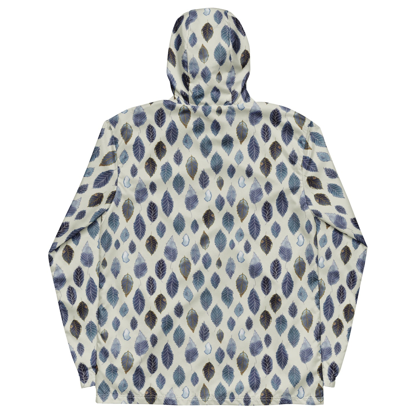 Silver Lined Leaves Unisex windbreaker