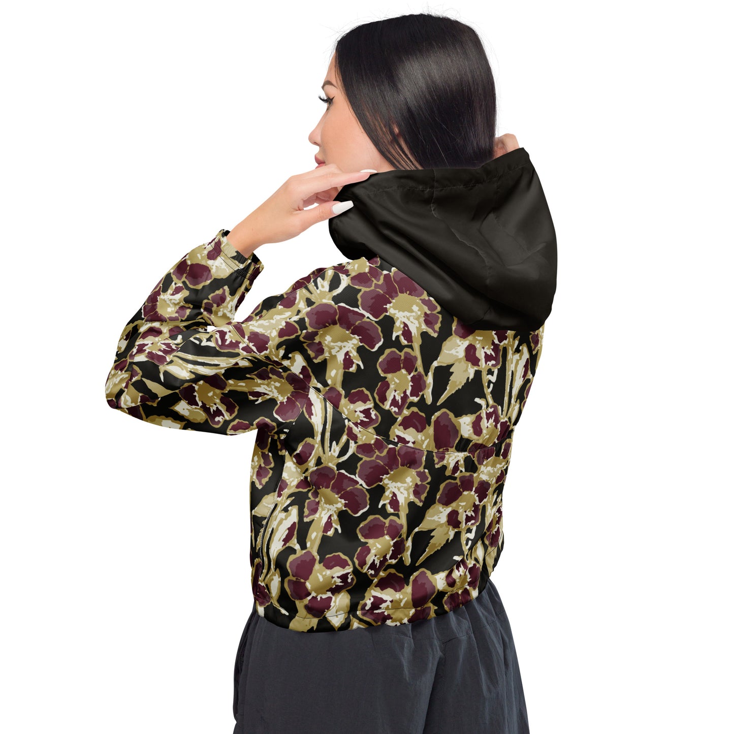 FSU Sweetheart Roses Women’s cropped windbreaker