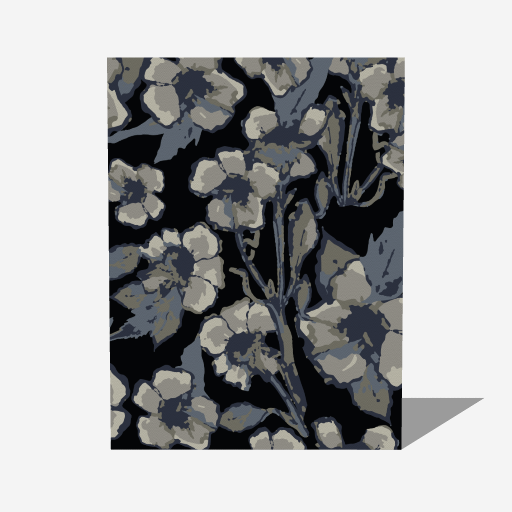 Winter Roses Mink Touch Fleece Blanket