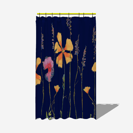 Wildflowers Garden Shower Curtain