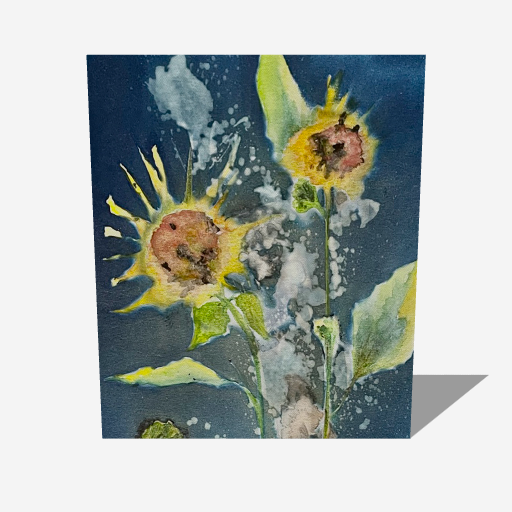 Sunflowers Mink Touch Fleece Blanket - 50" x 60"