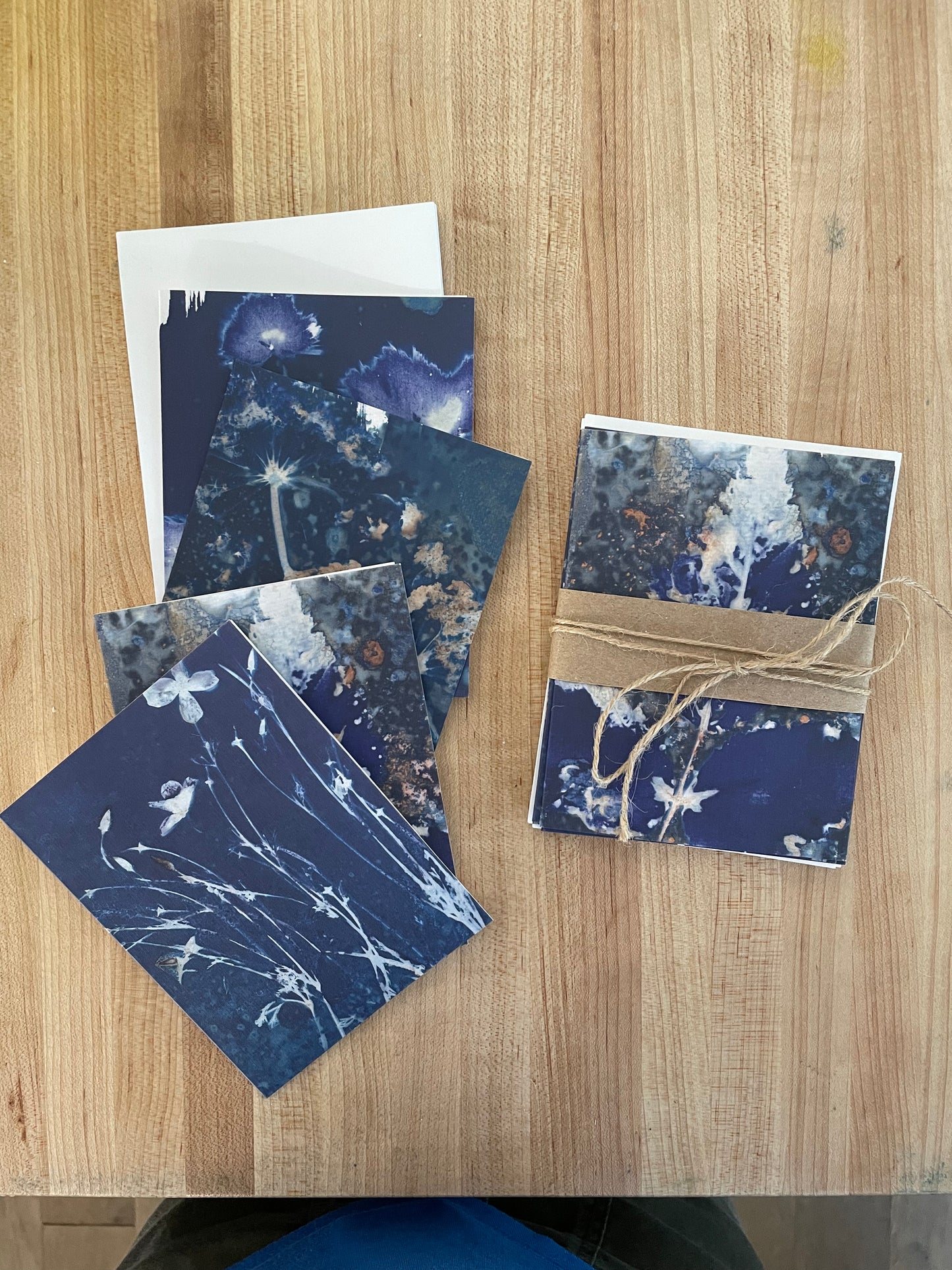 Cyanotype Florals & Leaves