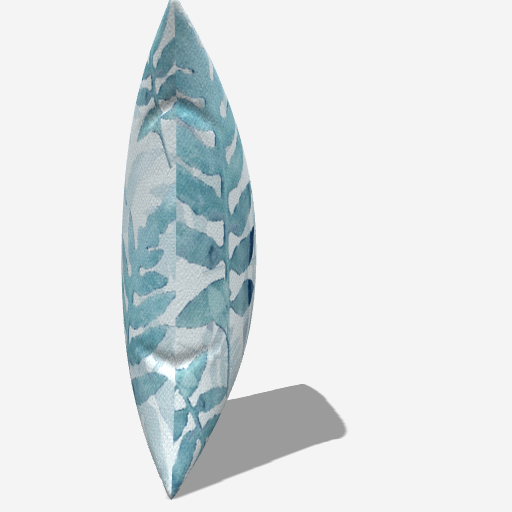 Morning Ferns Faux Linen Pillow Cover