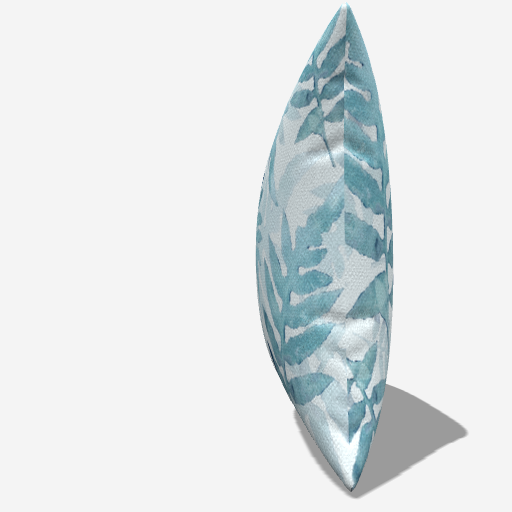 Morning Ferns Faux Linen Pillow Cover