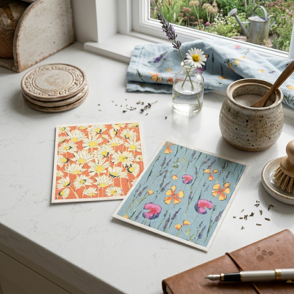 Wildflower Dishcloth Collection
