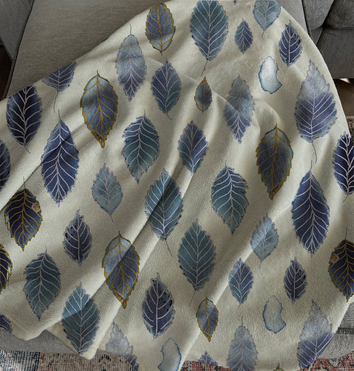 Mink Touch Fleece Blanket - Silver Linings
