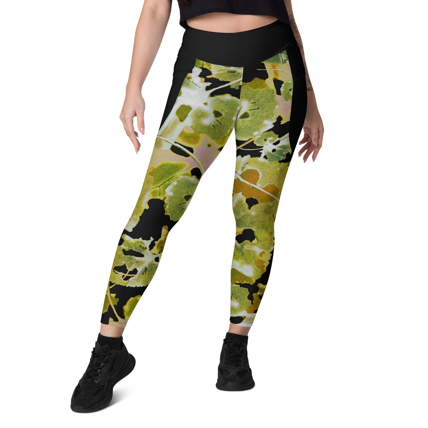 Violet Vibrations Leggings with pockets