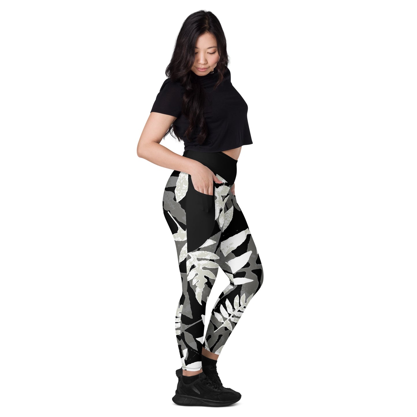 Falling Ferns Leggings with pockets