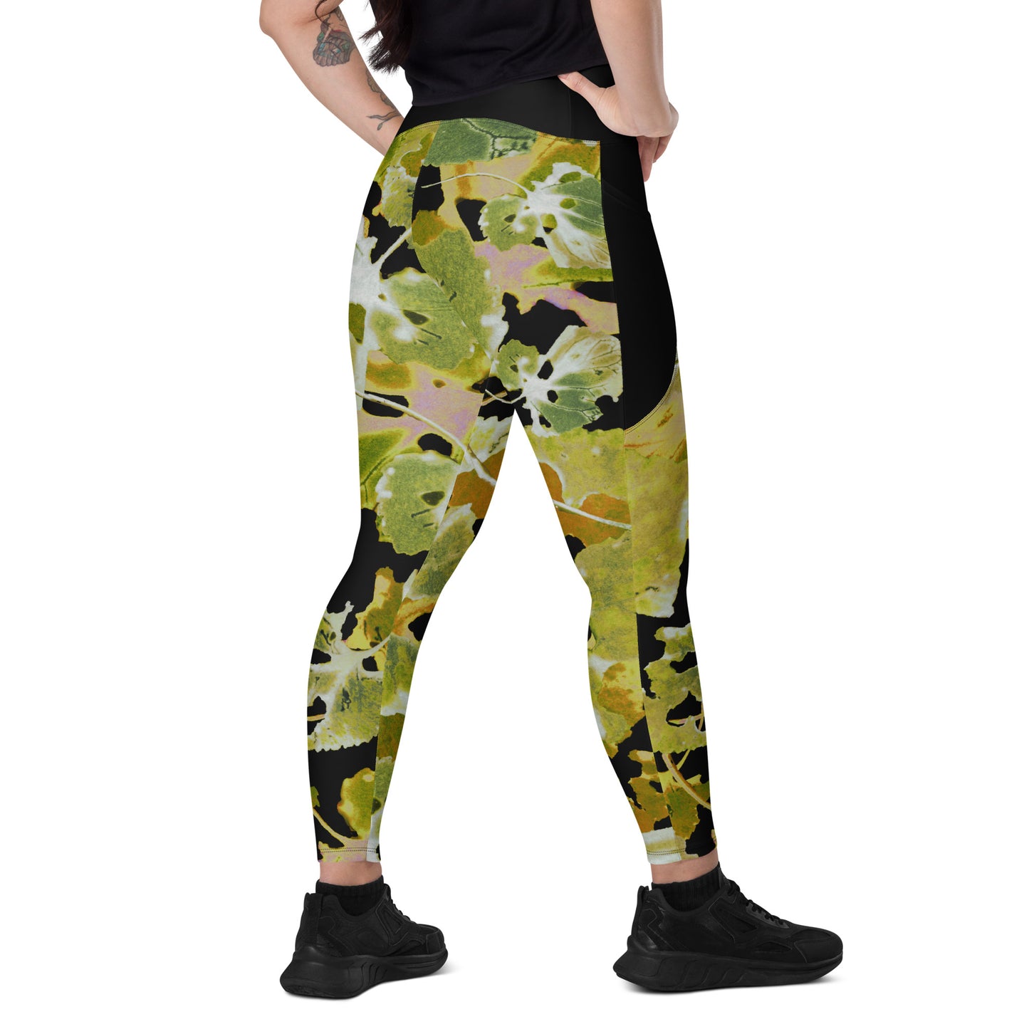 Violet Vibrations Leggings with pockets