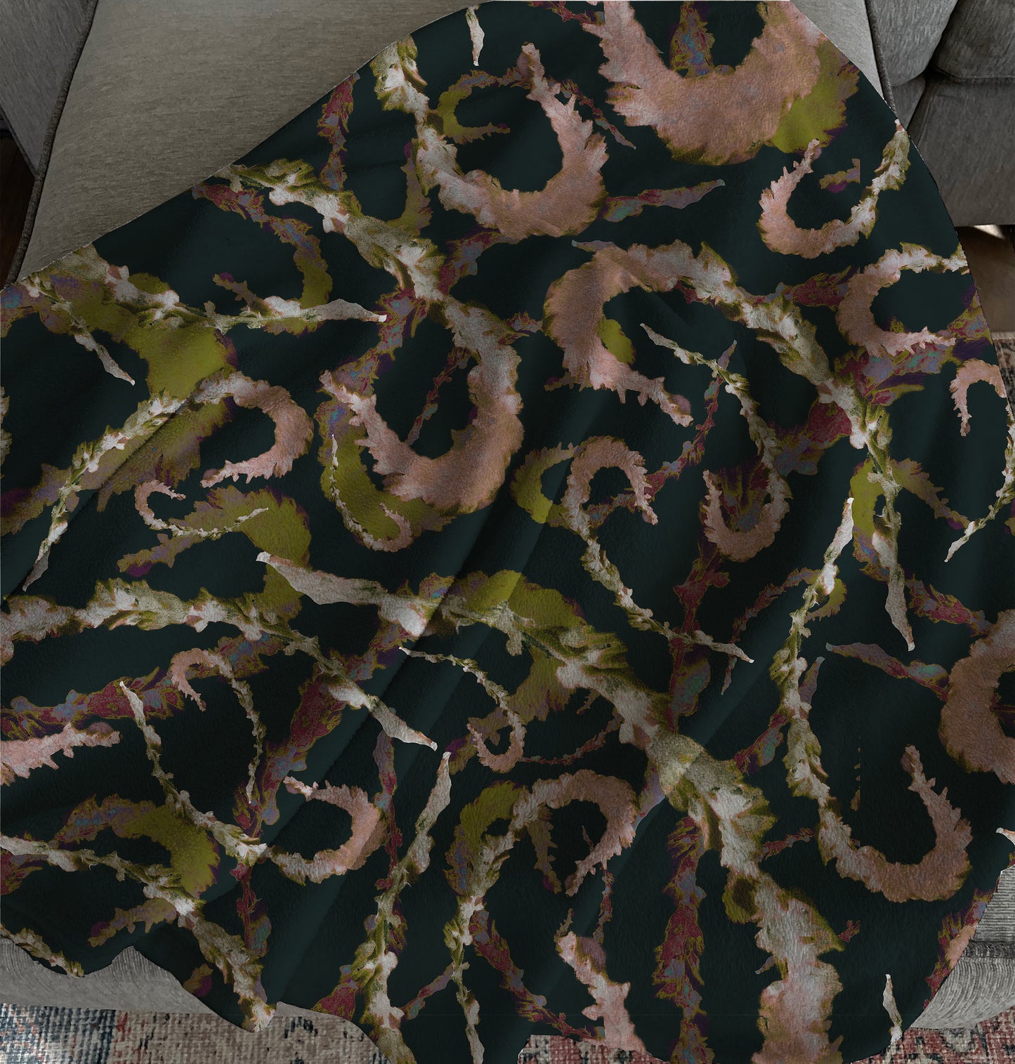 Mink Touch Fleece Blanket - Healing Herbs