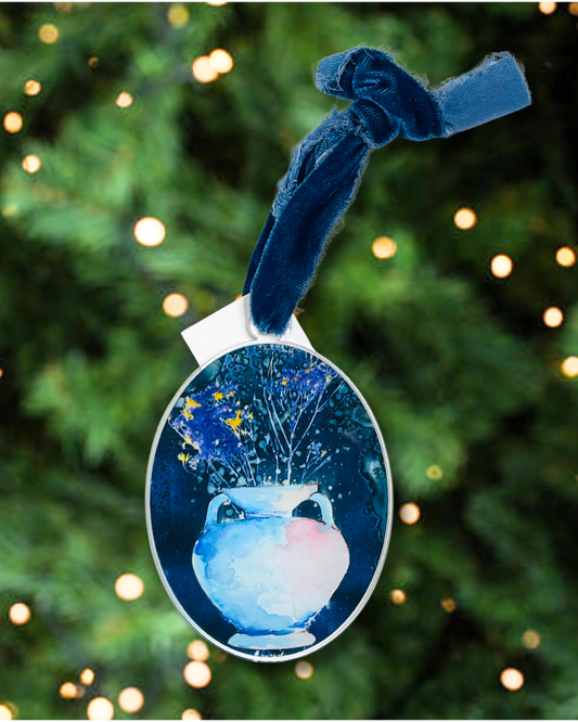 Tuscan Urn Acrylic Ornament