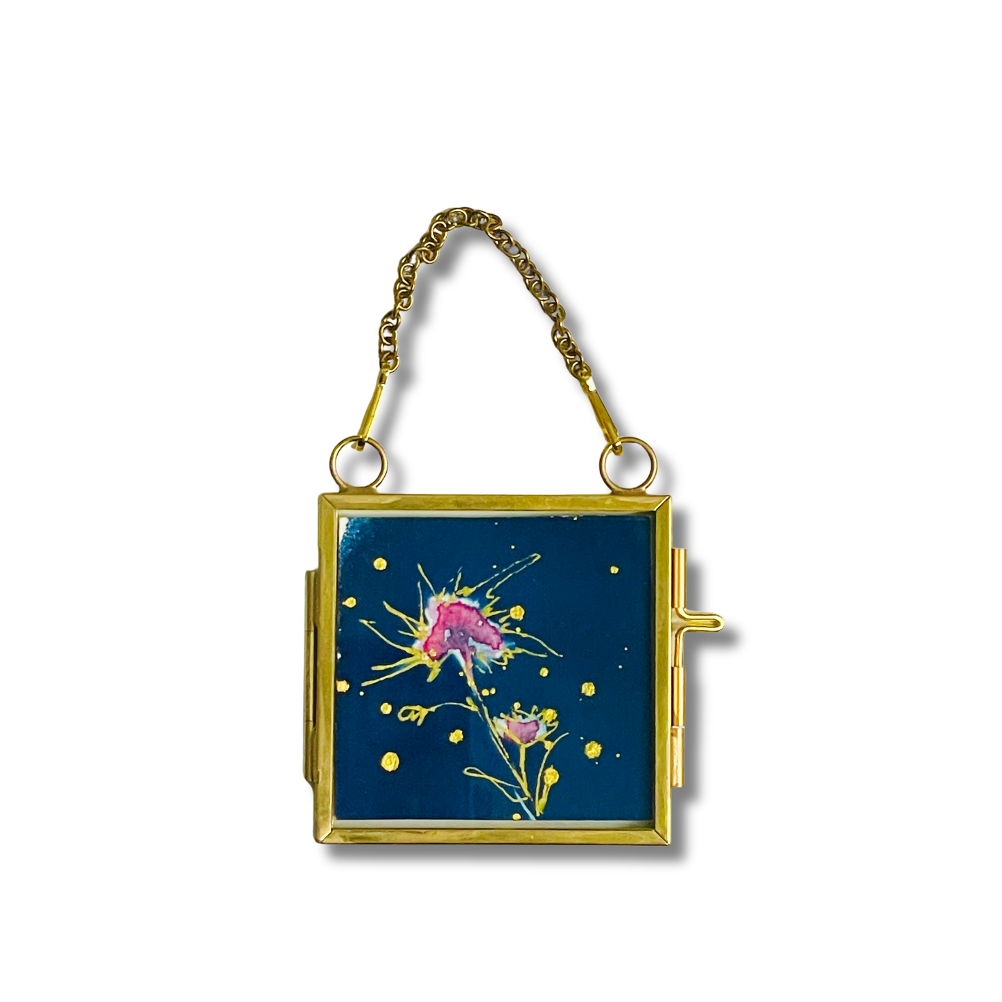 Pink Thistle Mini Cyanotype