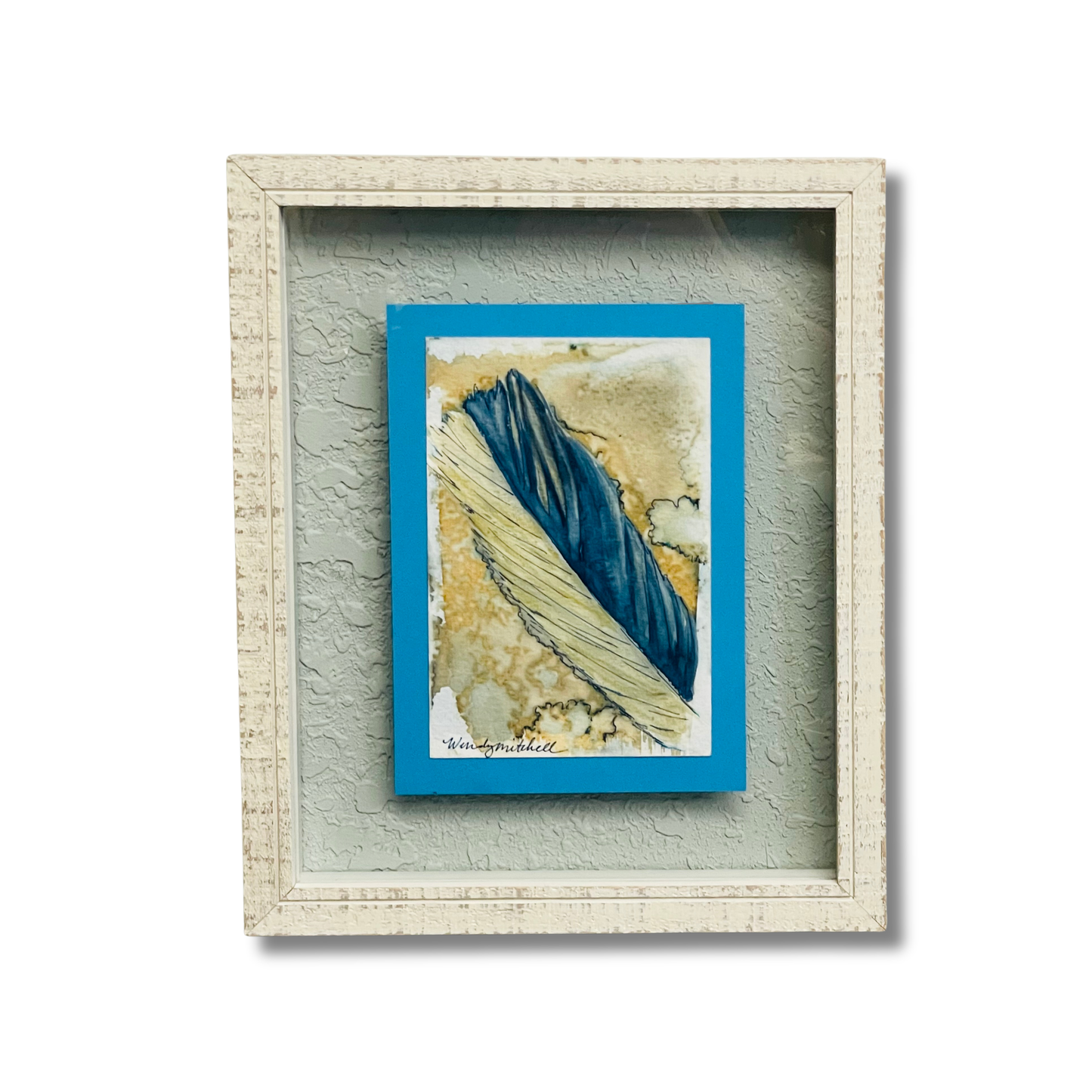 Plumes of Gold and Blue