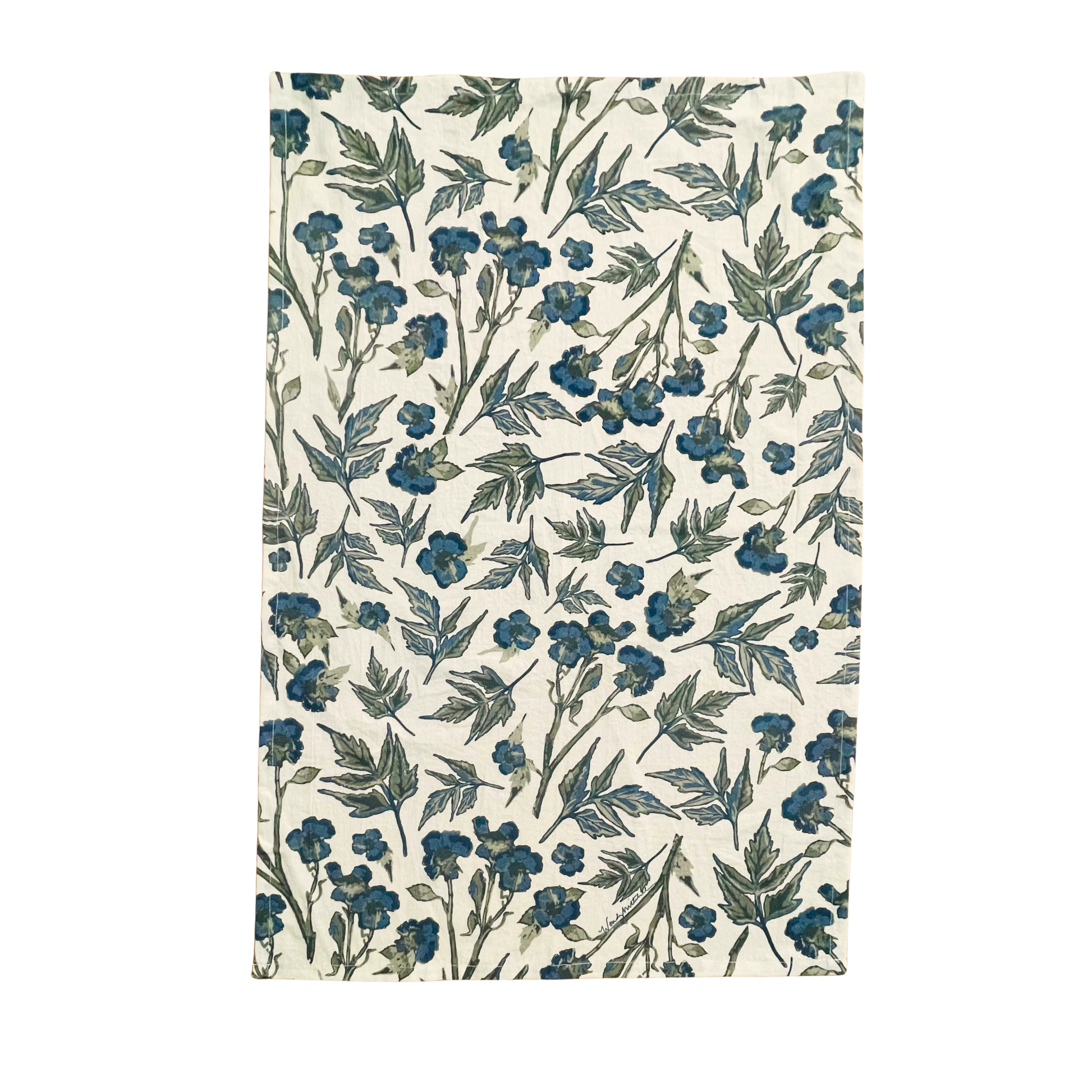 Spring's Enduring Touch Botanical Flour Sack Tea Towel