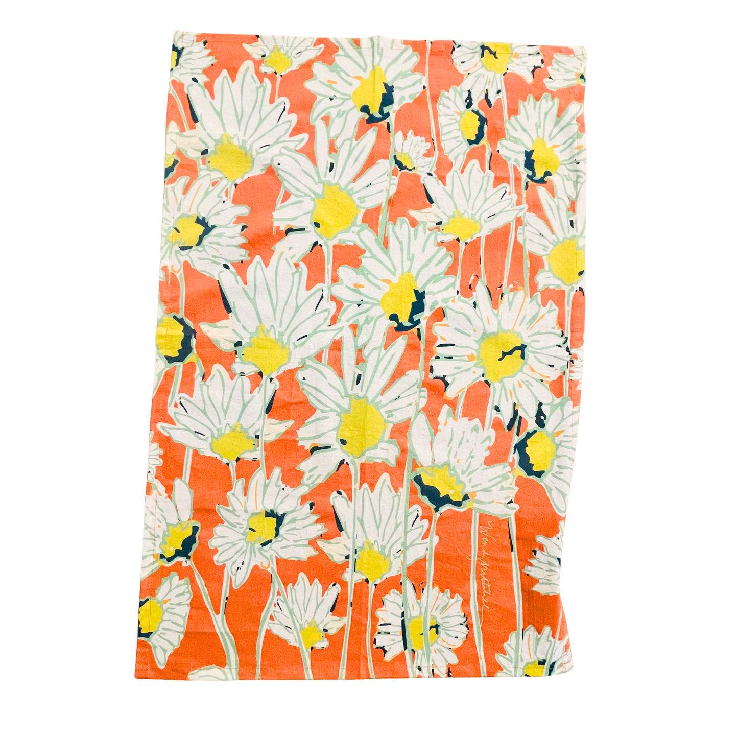 Sunset Meadow Botanical Flour Sack Tea Towel