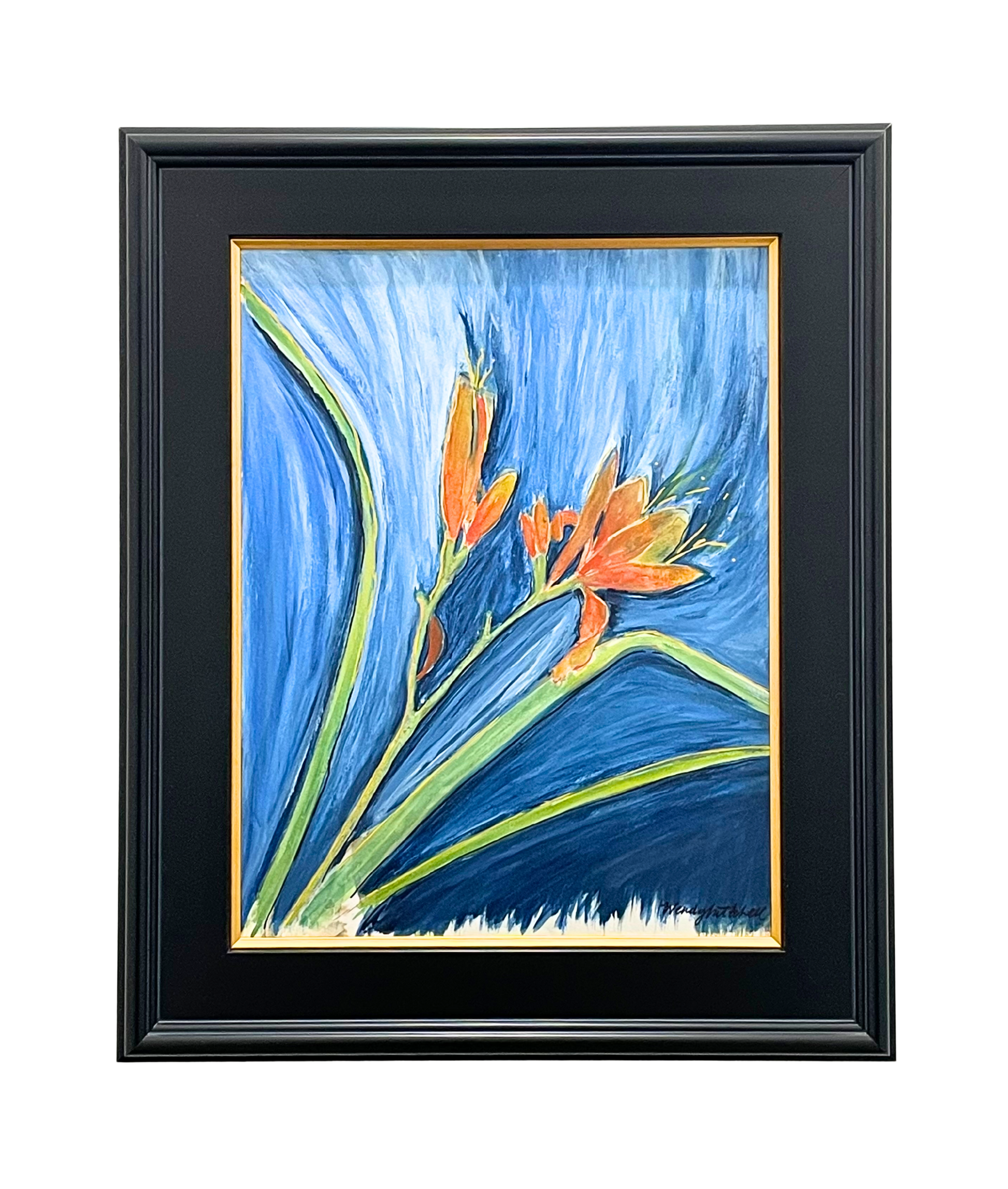 Flames in Blue