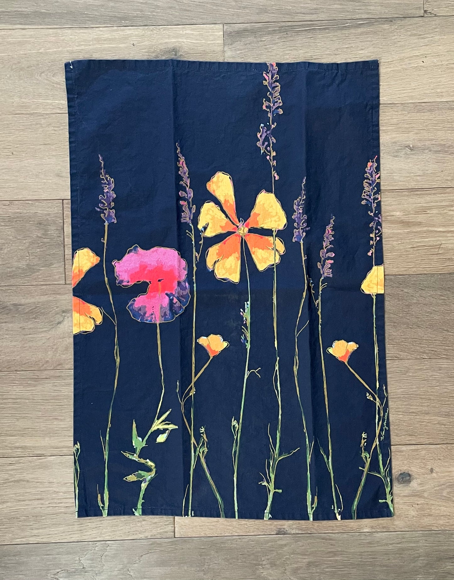 Wildflowers Flour Sack Tea Towel
