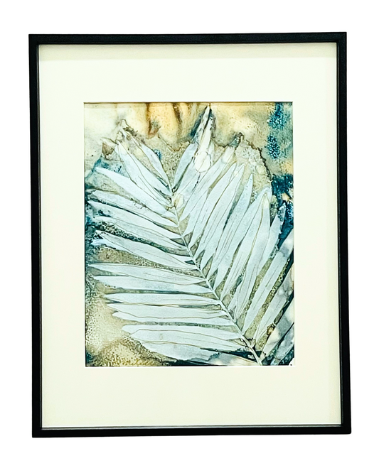 Framed original mixed media cyanotype.
Wendy Mitchell Art, Salida, CO
