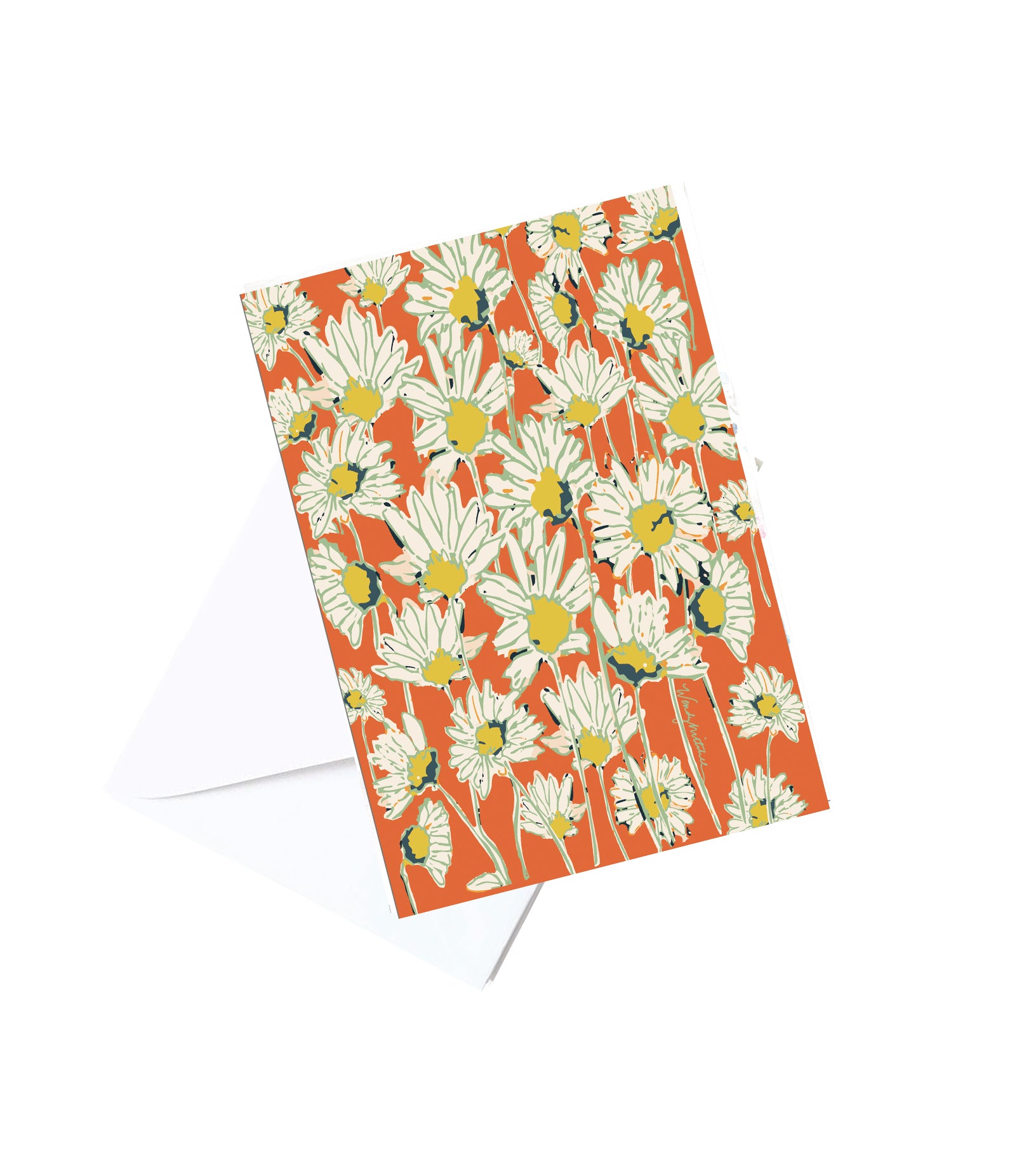 Sunset Meadow Note Card-Notecard-Wendy Mitchell Art