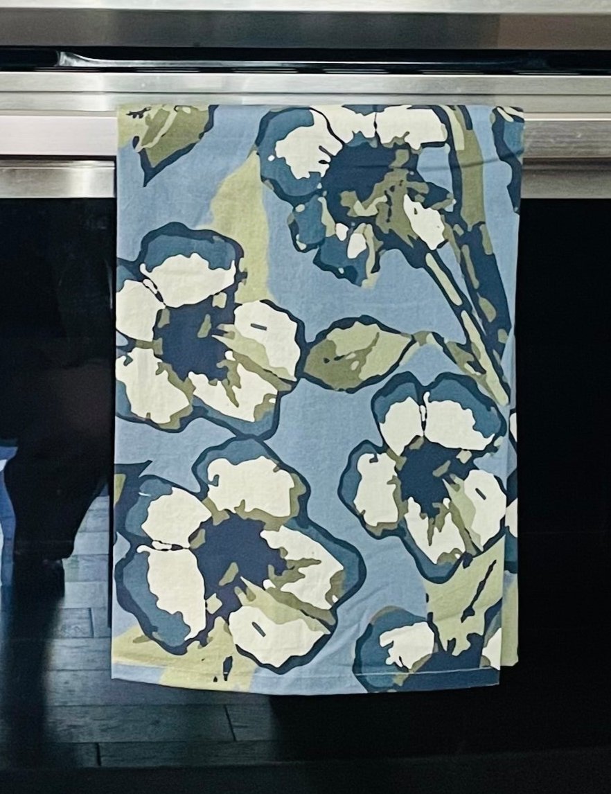 Sweetheart Roses Flour Sack Tea Towel