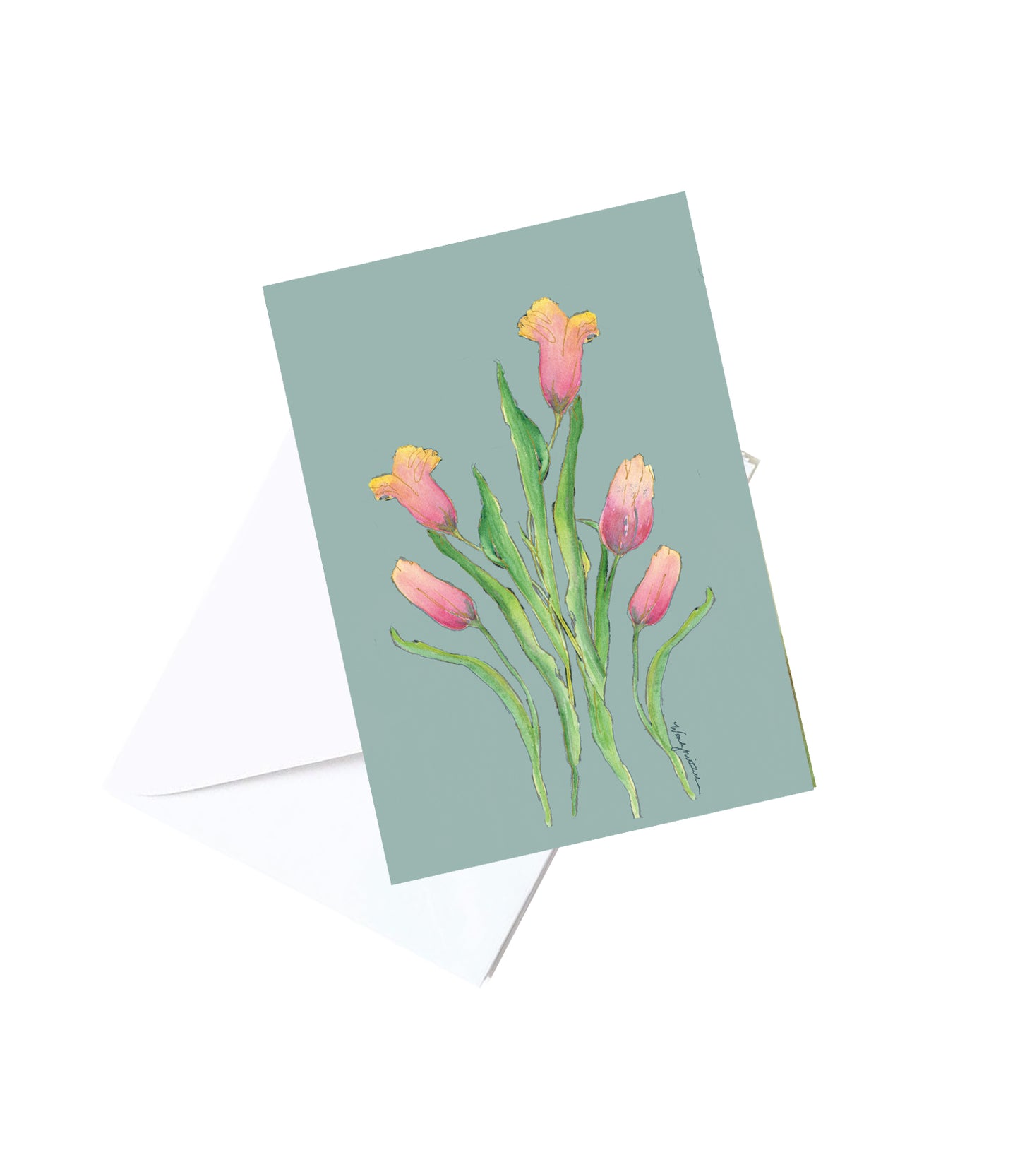 Tulip Devotion Note Card