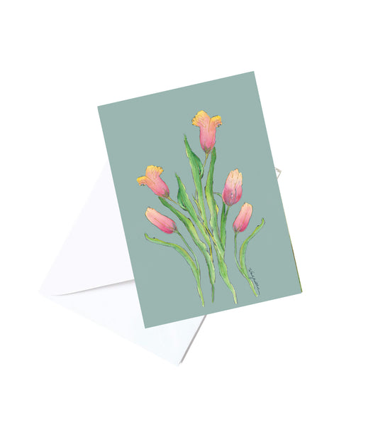 Tulip Devotion Note Card