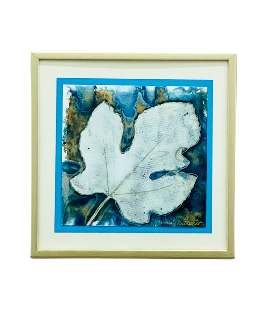 Framed original mixed media cyanotype.
Wendy Mitchell Art, Salida, CO