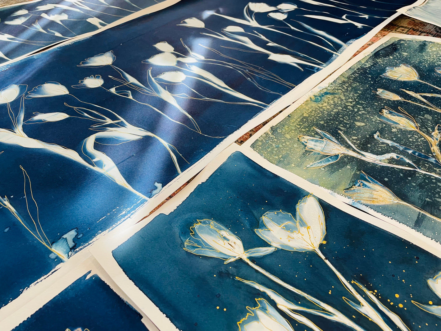 Vouex de Tulipes Original art by Wendy Mitchell