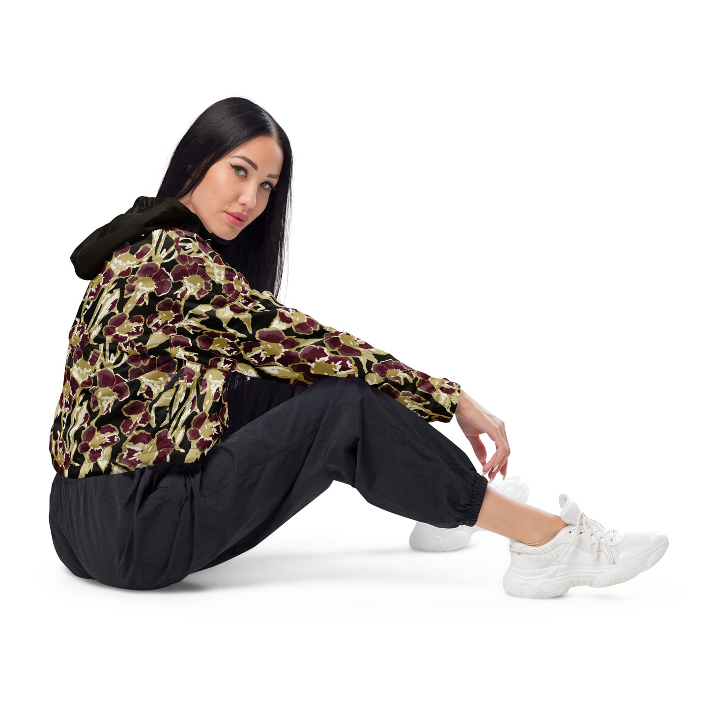 FSU Sweetheart Roses Women’s cropped windbreaker