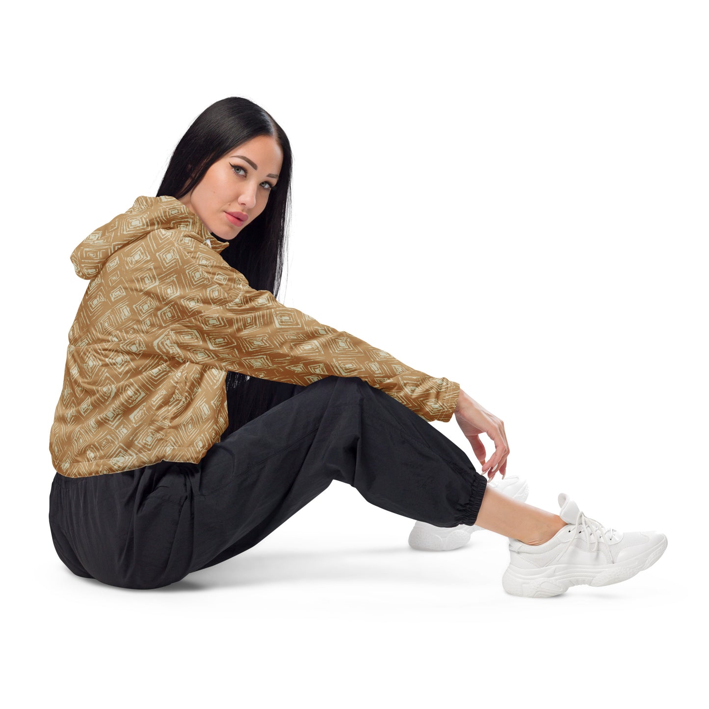 Kaleidoscope Women’s cropped windbreaker