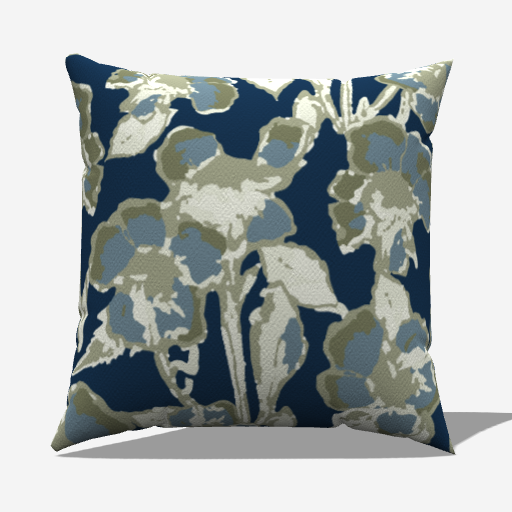 Sweetheart Roses Faux Linen Pillow Cover
