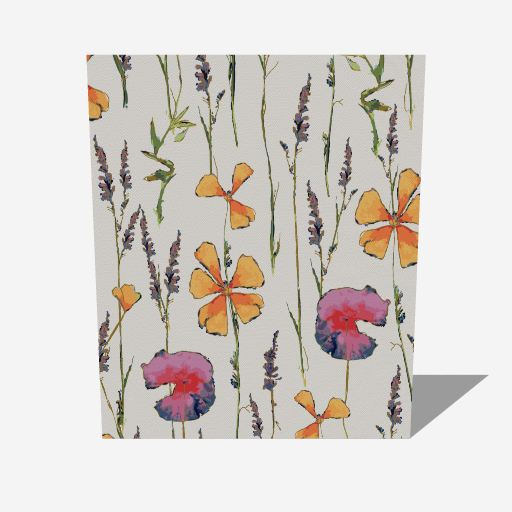 Mink Touch Fleece Blanket - Morning Wildflowers