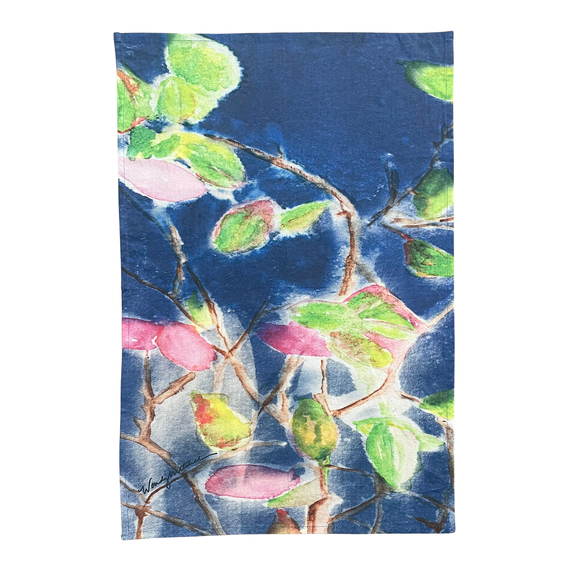 Colorado Canopy Botanical Flour Sack Tea Towel