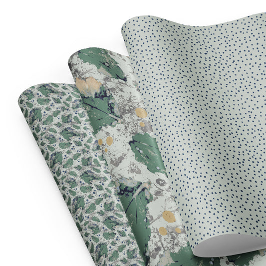 Green Maples Wrapping paper sheets