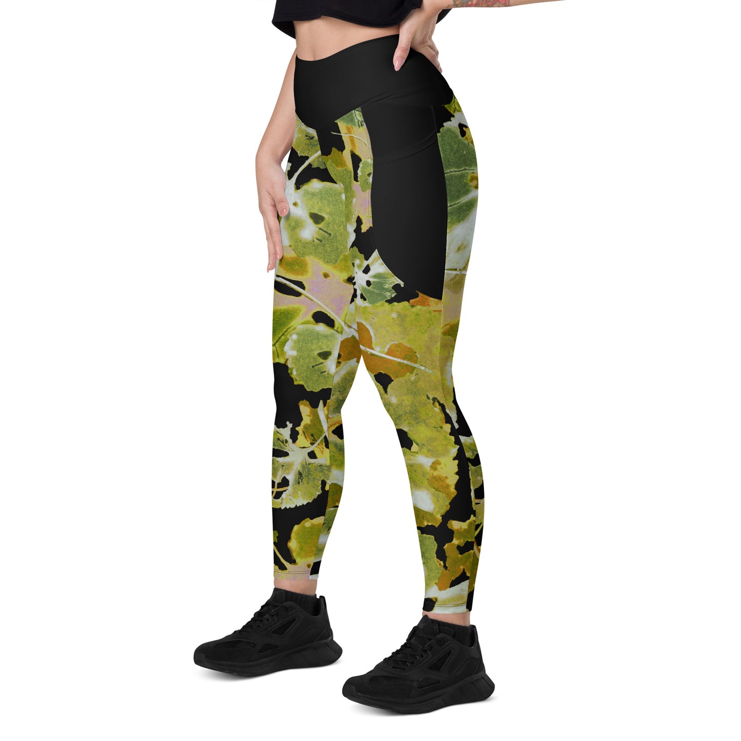 Violet Vibrations Leggings with pockets