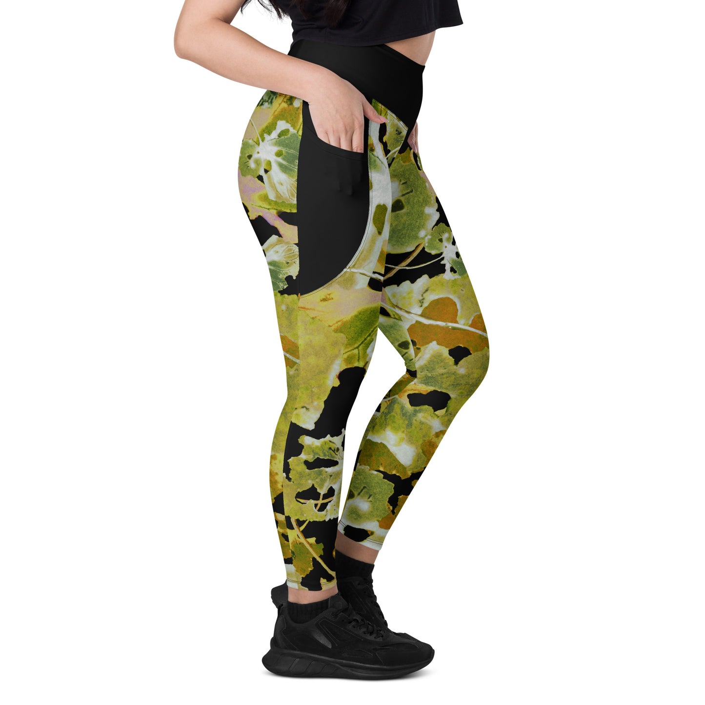 Violet Vibrations Leggings with pockets