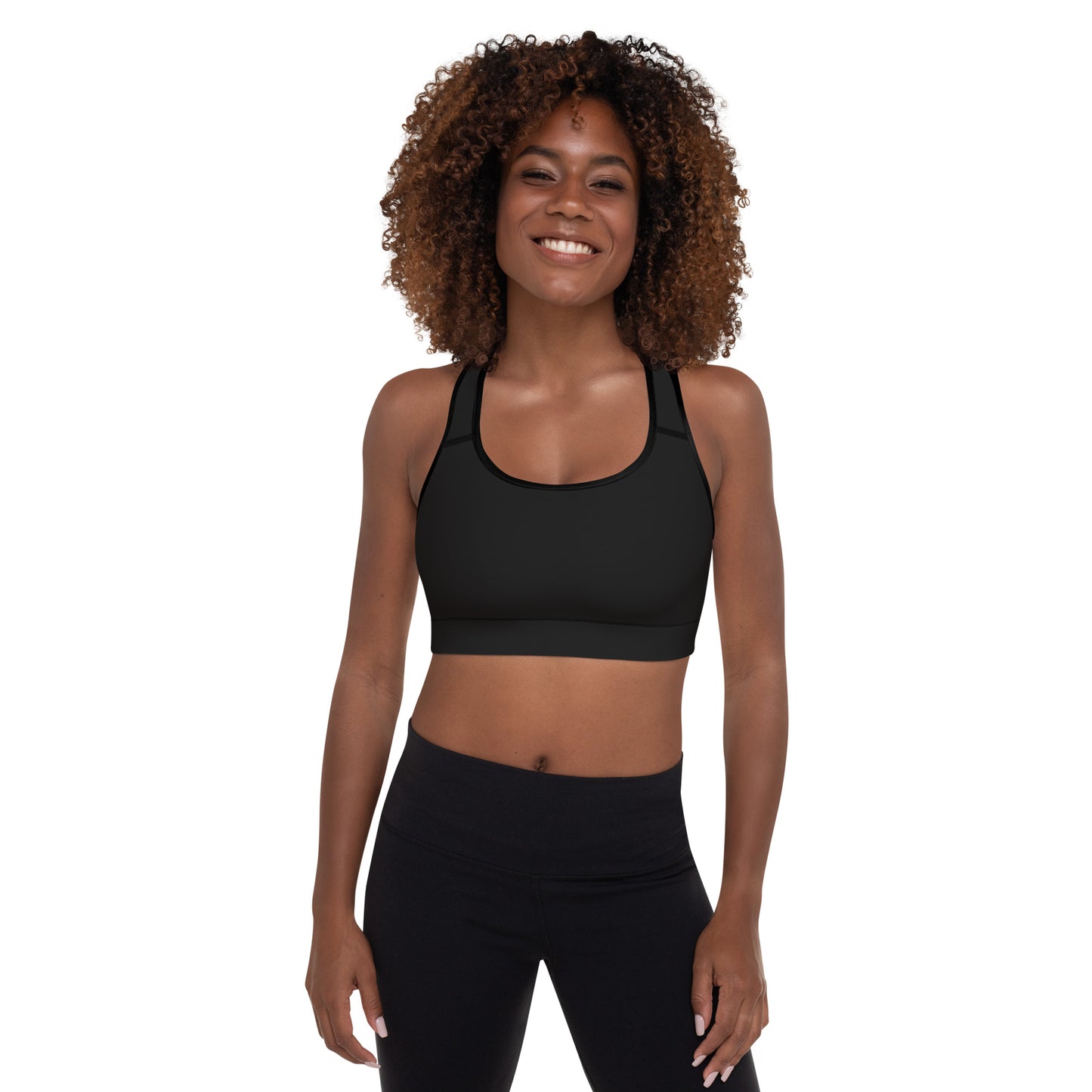 Violet Vibrations Duo Padded Sports Bra