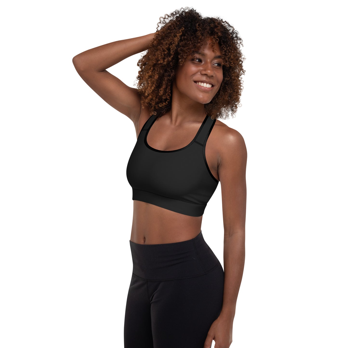 Violet Vibrations Duo Padded Sports Bra