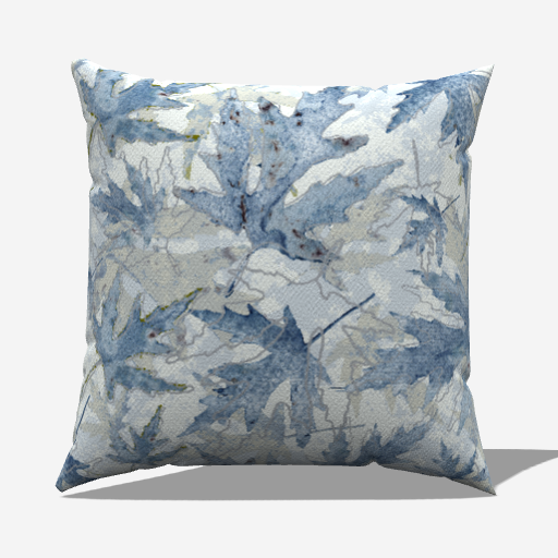 Spun Polyester Pillow Cover - Silver Maples