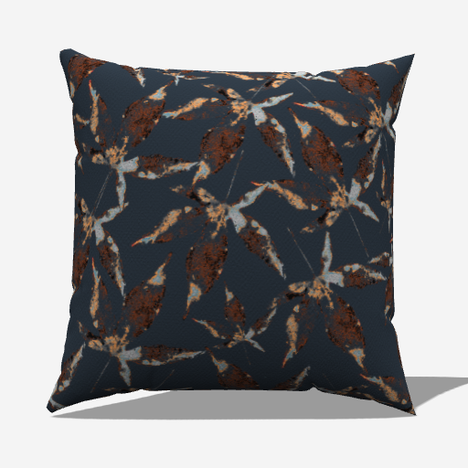 Faux Linen Pillow Cover - Rusty Maples